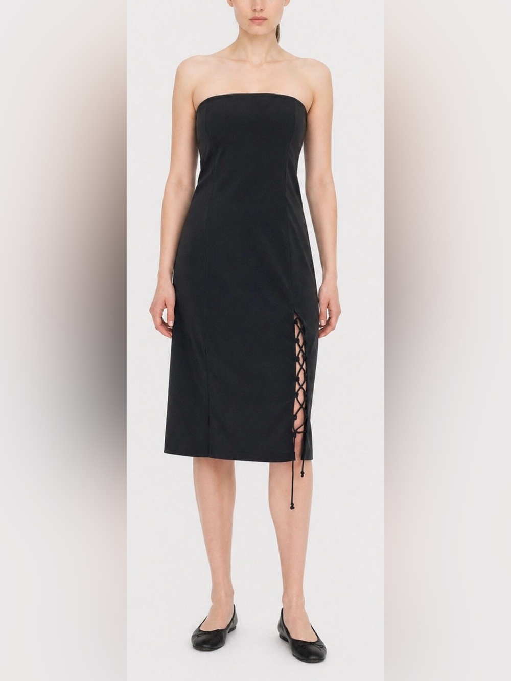 NWT Filippa K Tailored Tube Dress- Black  Size 38 /US size 8/ Medium